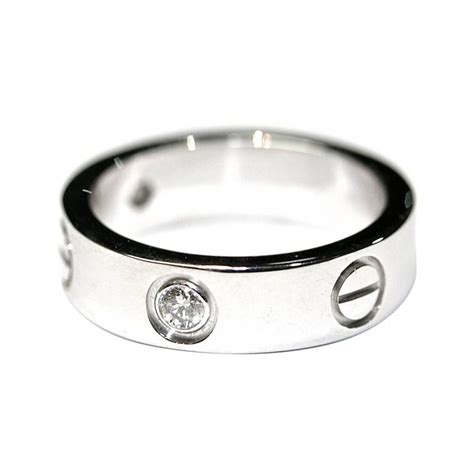 cartier mens ring silver